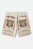Brixton Everyday Stretch Hybrid Short Lost In Reality Print