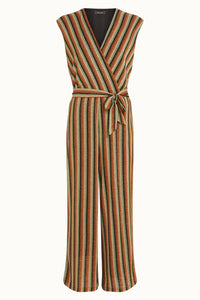 King Louie Mary Jumpsuit Piso Stripe