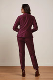 King Louie Ann Pants Uni Fargo Cabernet Red