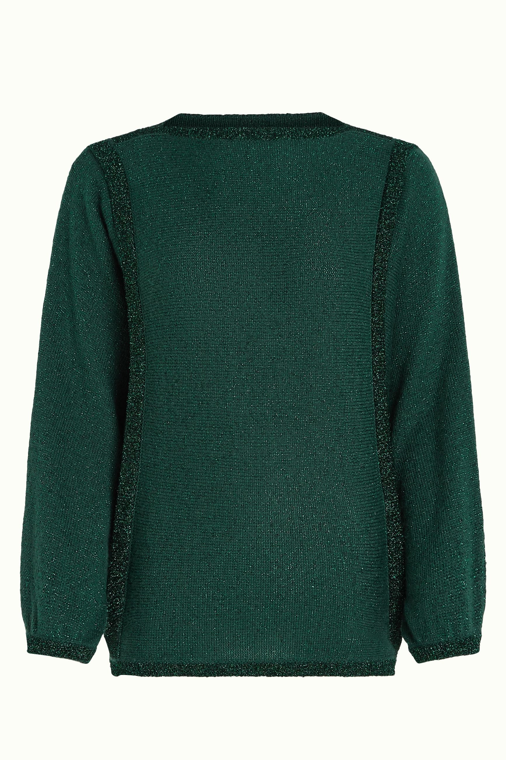 King Louie Azzura Knit Top Eighties Urban Green