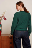 King Louie Azzura Knit Top Eighties Urban Green