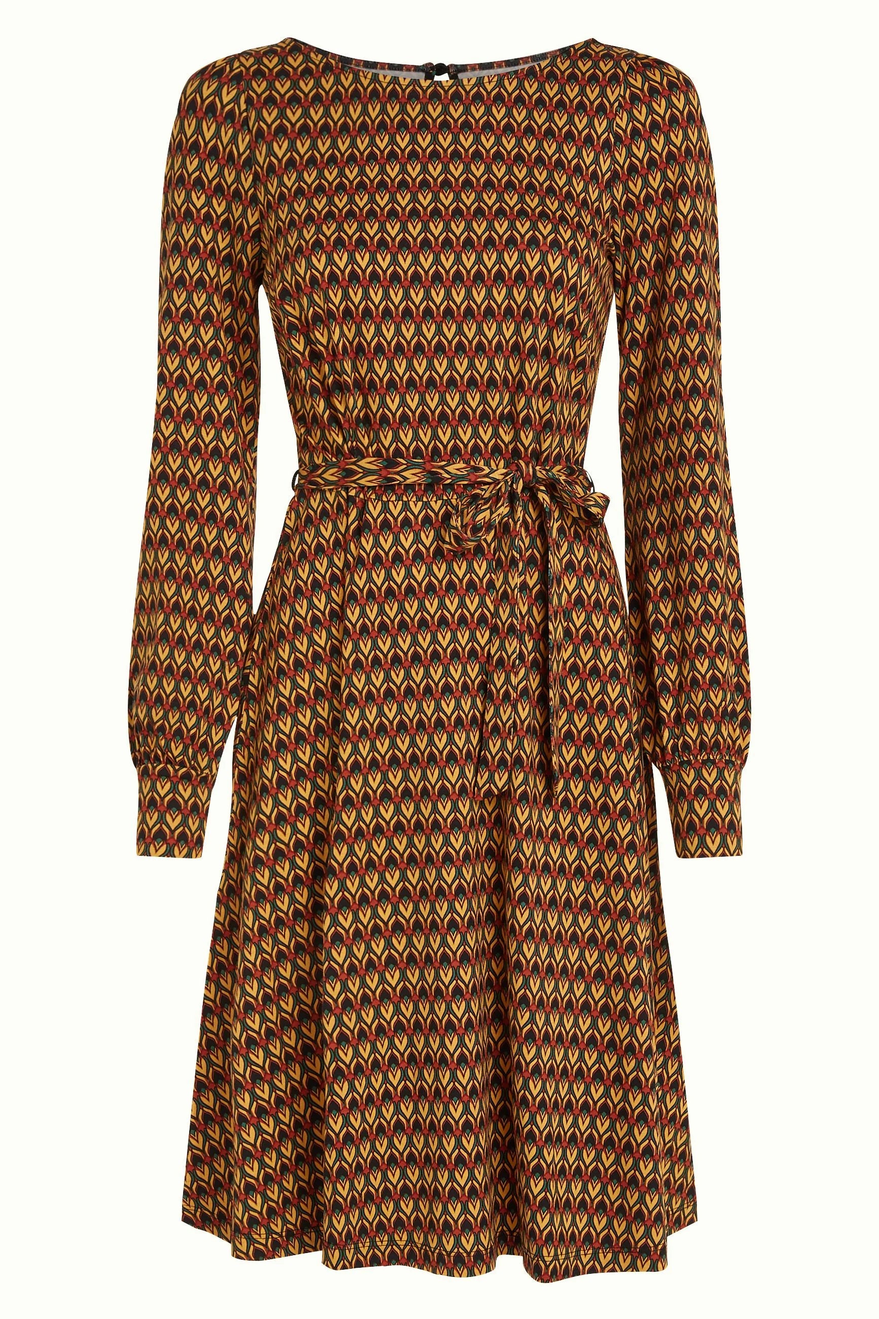 King Louie Betty Bellsleeve Dress Dandy