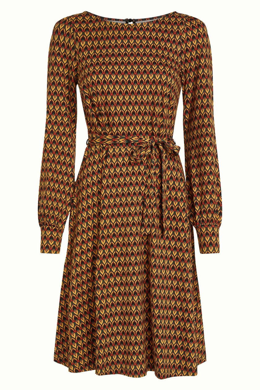 King Louie Betty Bellsleeve Dress Dandy