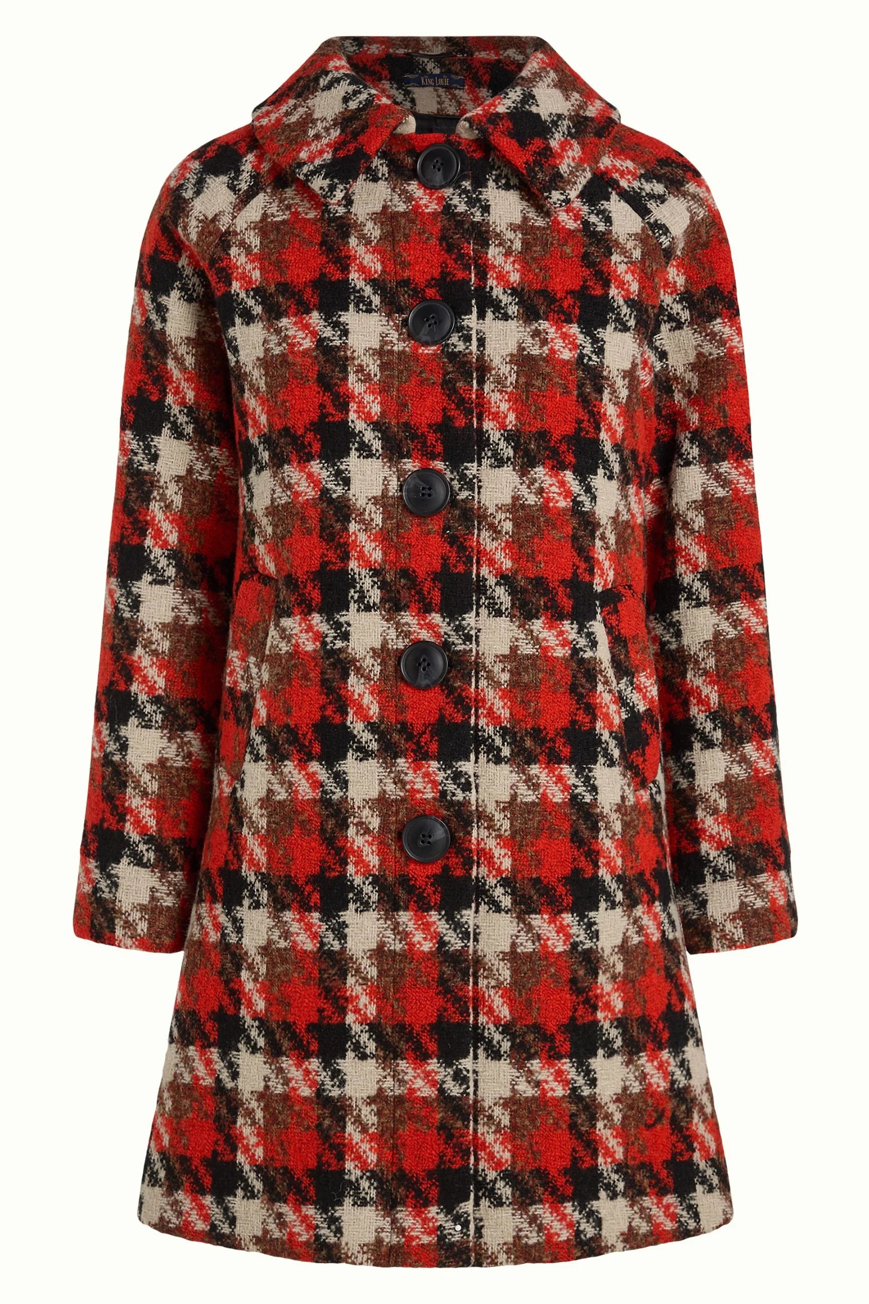 King Louie Betty Coat Ashby Check