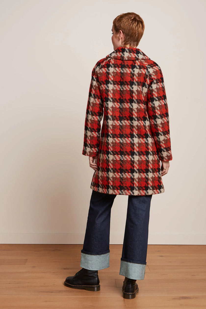 King Louie Betty Coat Ashby Check