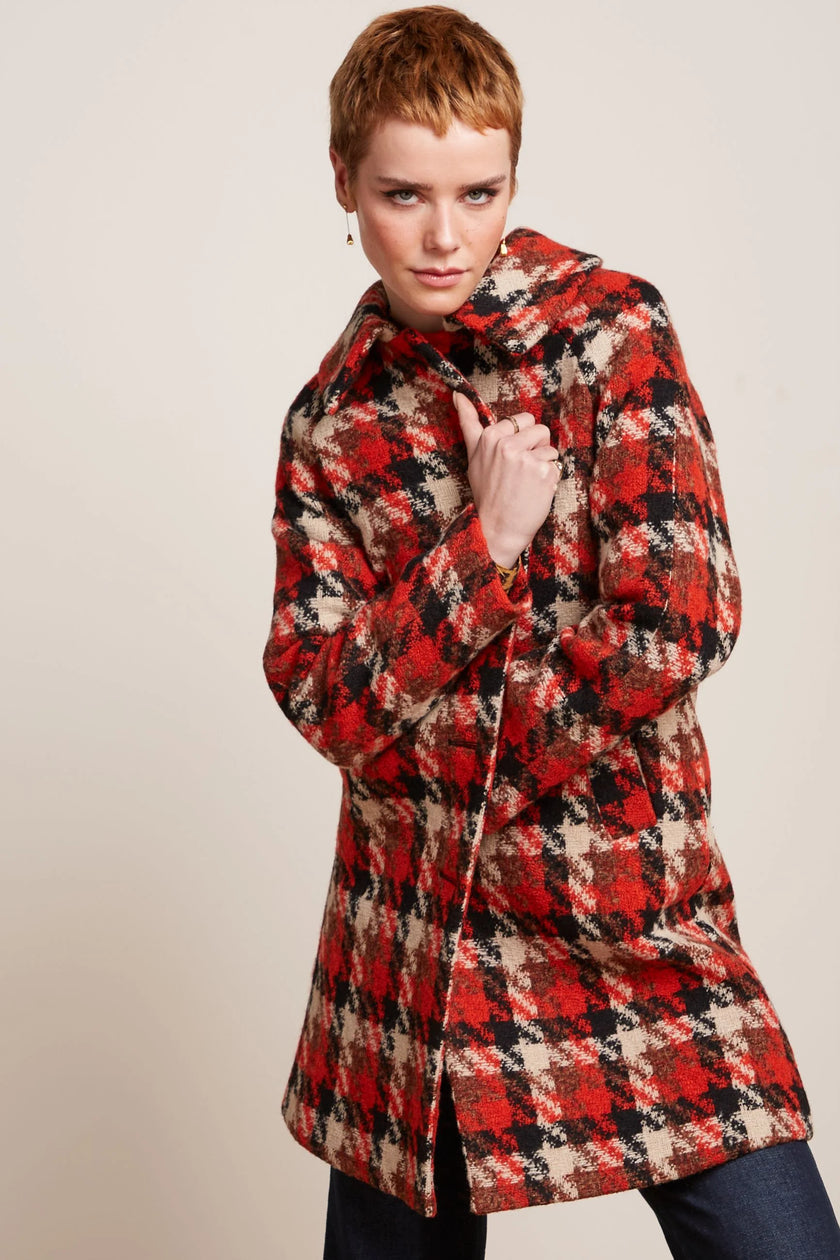 King Louie Betty Coat Ashby Check