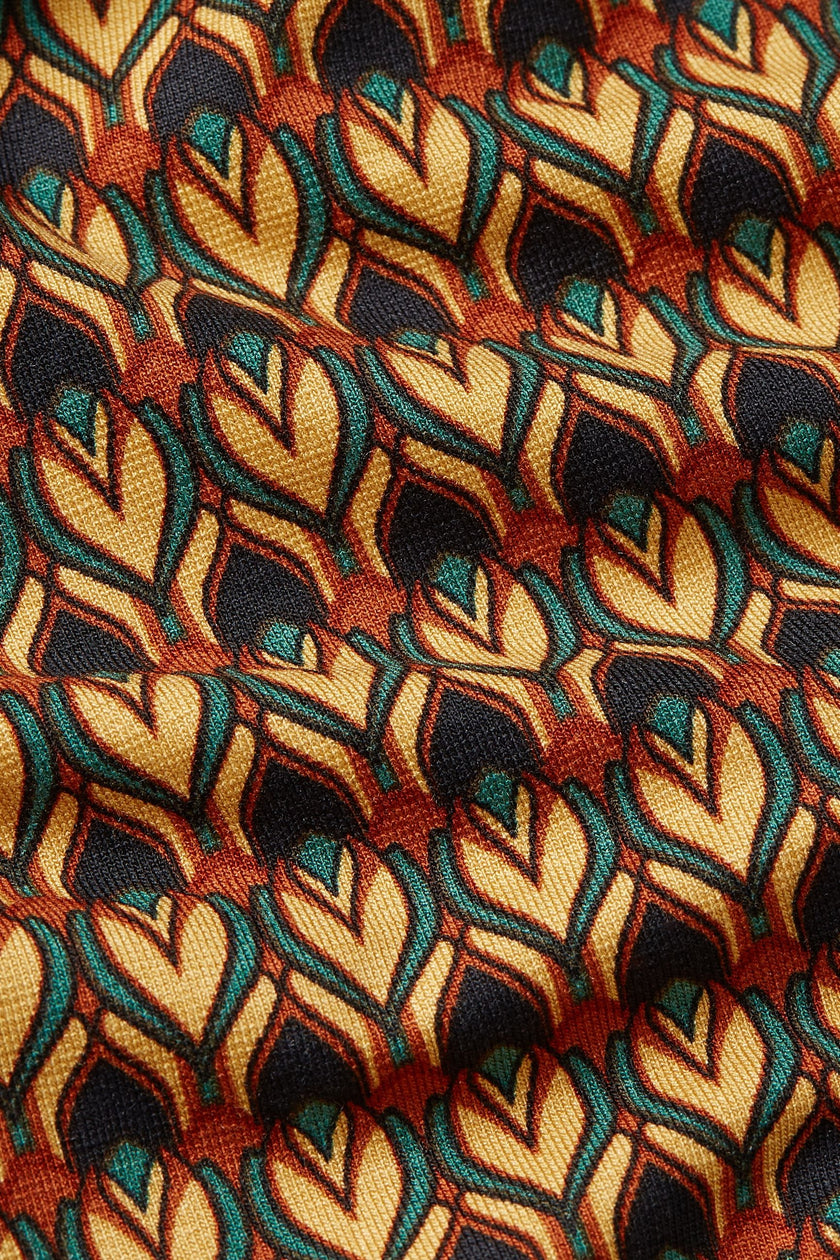 King Louie Betty Bellsleeve Dress Dandy