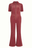 King Louie Garbo Flare Jumpsuit Corduroy
