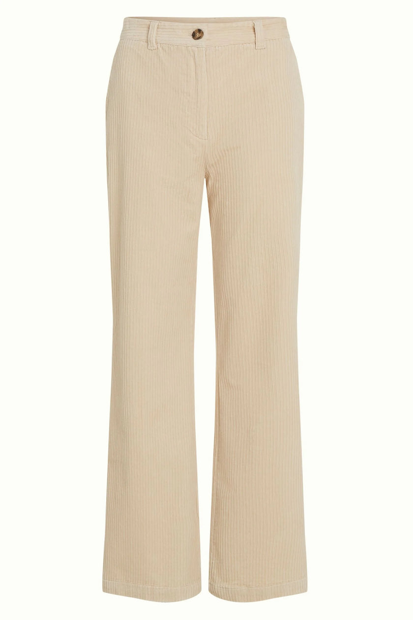 King Louie Marcie Pants Ivory Corduroy