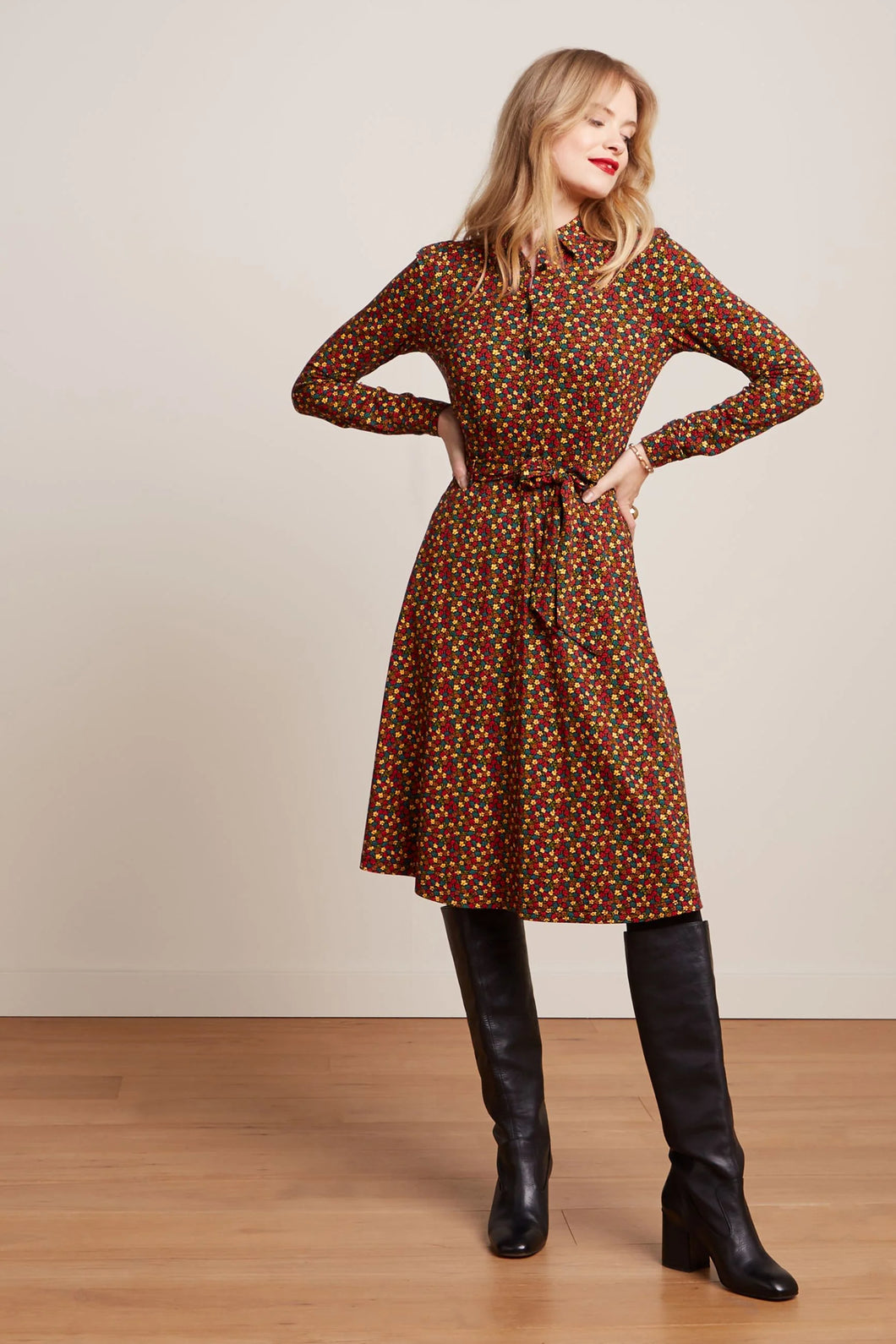 King Louie Sheeva Dress Flaminga