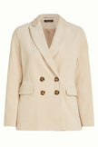 King Louie Tina Blazer Ivory Corduroy