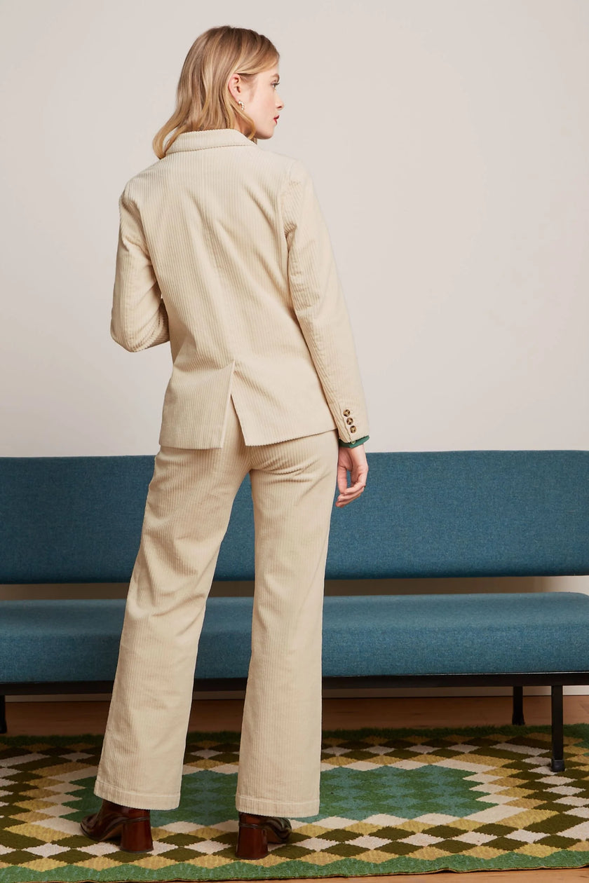 King Louie Tina Blazer Ivory Corduroy