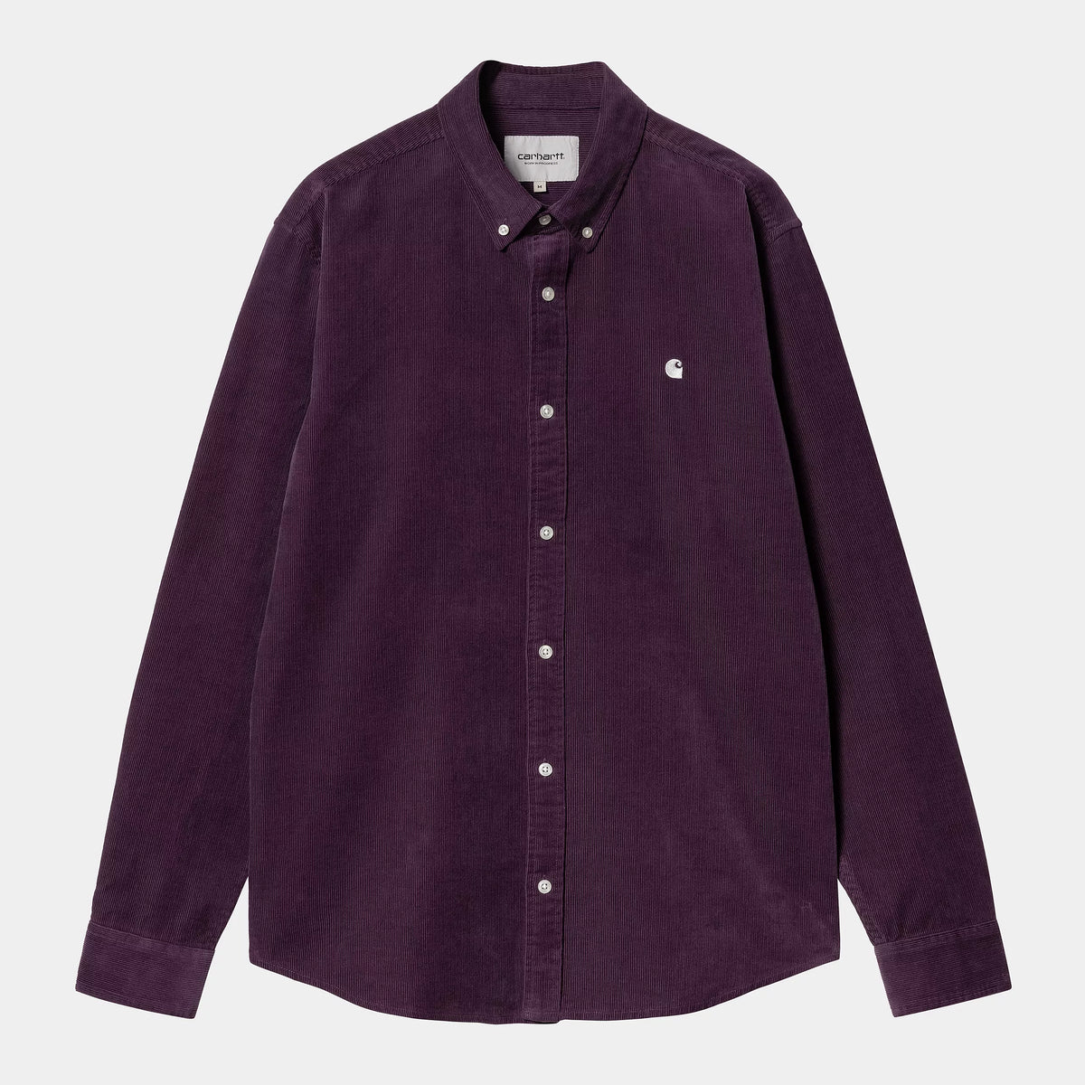 Carhartt WIP L/S Madison Fine Cord Shirt Huckleberry / Wax