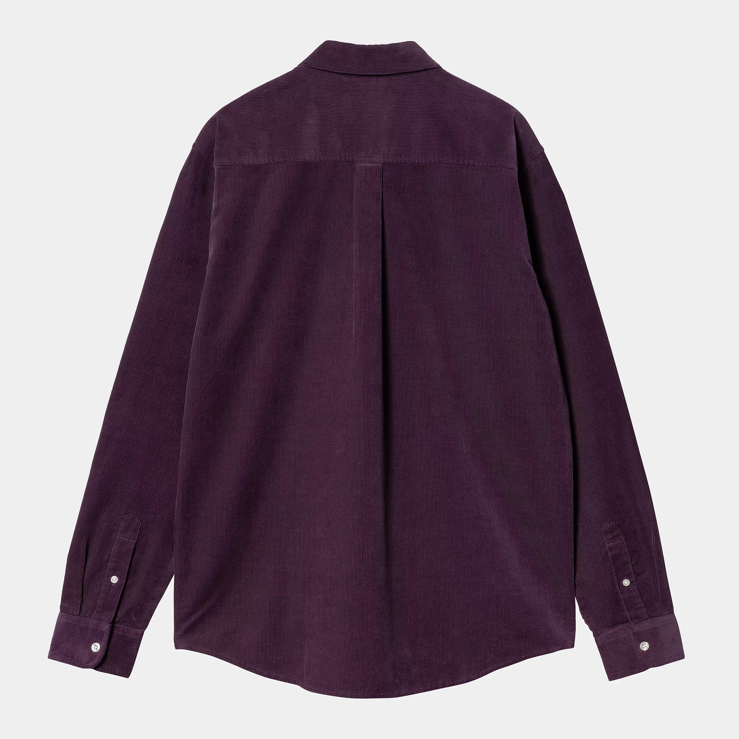 Carhartt WIP L/S Madison Fine Cord Shirt Huckleberry / Wax