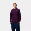 Carhartt WIP L/S Madison Fine Cord Shirt Huckleberry / Wax