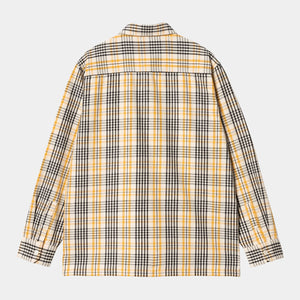 Carhartt WIP L/S Mandlik Shirt Mandlik Check, Natural