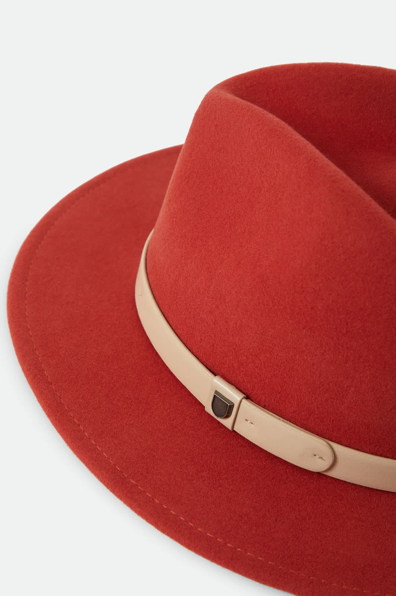Brixton Messer Fedora Red Earth/Wax Paper