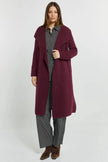 Betty Basics Lana Coatigan Wine Red