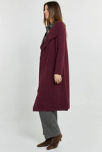 Load image into Gallery viewer, Betty Basics Lana Coatigan Wine Red

