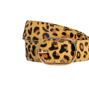 Loop Leather Co Felicia Leopard Belt