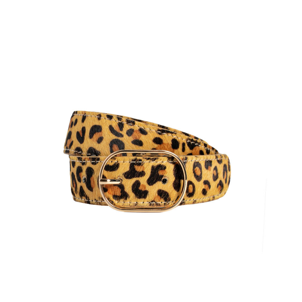 Loop Leather Co Felicia Leopard Belt