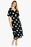 Pingpong Loula Spot Maxi Dress Spot Print