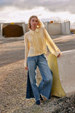 M. A. Dainty Fedora Jeans Vintage Wash