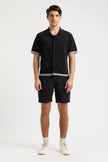 Neuw Denim Lou Linen Boxer Short Black