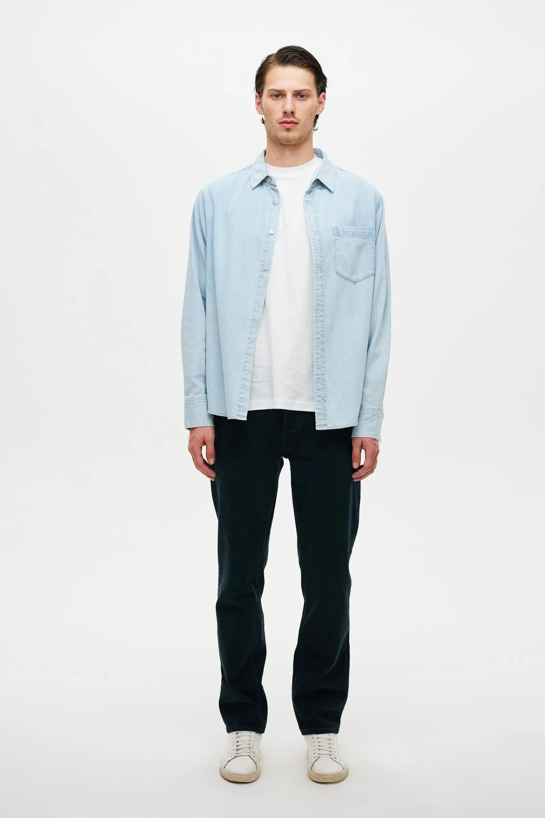 Neuw Denim Ray Straight Basilica Overdyed Black