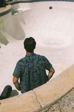 Load image into Gallery viewer, Brixton Charter Print S/S Washed Navy/Azure Blue Floral
