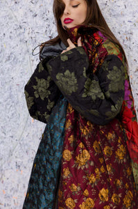 M. A. Dainty Puff Jacket Multi Brocade