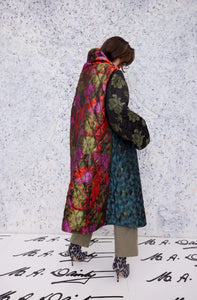 M. A. Dainty Puff Jacket Multi Brocade