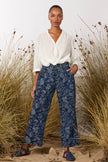 M. A. Dainty Disconnected Pant Floral Denim