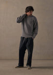 McTavish Waffle Knit Jumper Grey