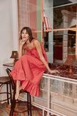 Barry Made Meadow Dress Red Stripe