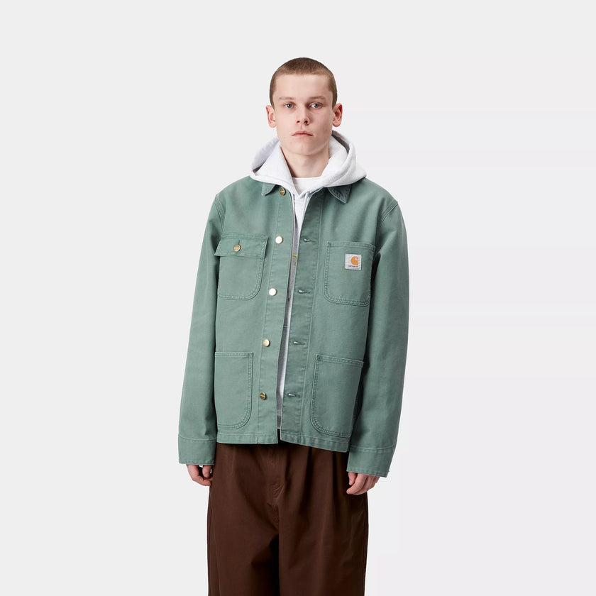 Carhartt WIP Michigan Coat Silver Pine/ Silver Pine (Stone Canvas)
