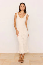 Load image into Gallery viewer, MINKPINK Sabine Pointelle Midi Dress Ivory
