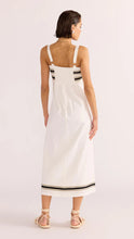 Load image into Gallery viewer, MINKPINK Briar Trim Midi Dress White/Black
