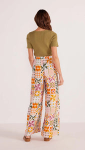 MINKPINK Louisa Wide Leg Pant Mosaic Geo