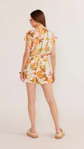 MINKPINK Sarai Belted Playsuit Batik Tropical