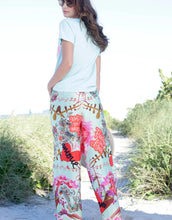 Load image into Gallery viewer, Miss Goodlife Amour Wide Pants Mint/ Pink
