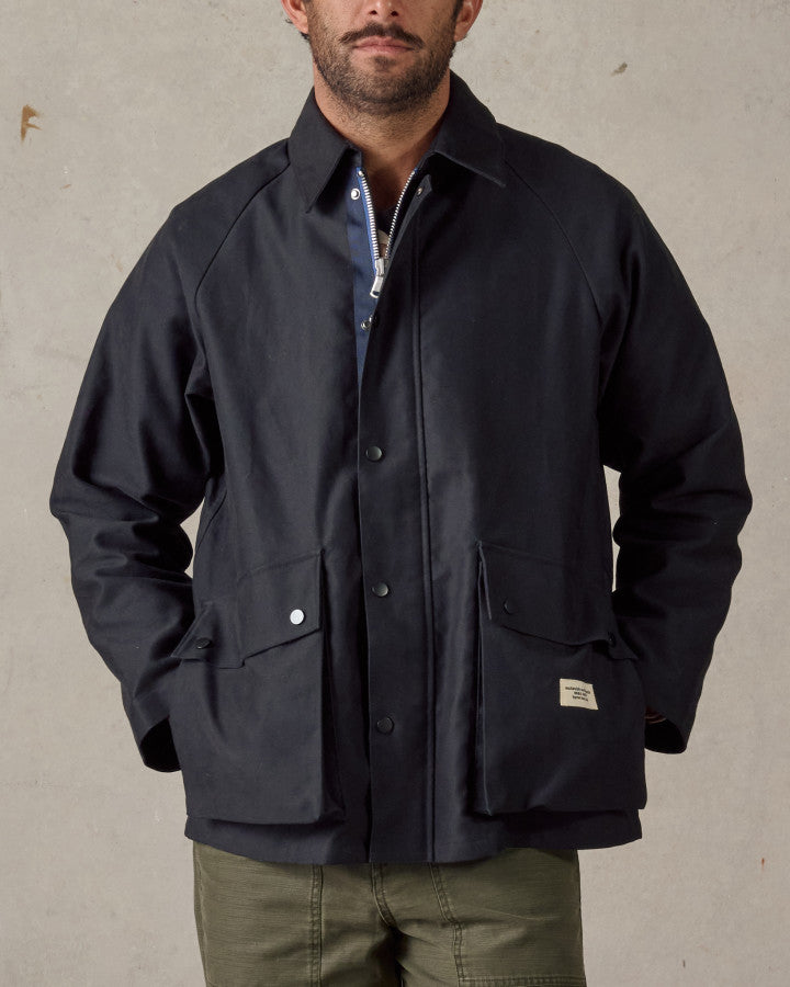 McTavish Moleskin Farmer Jacket Black