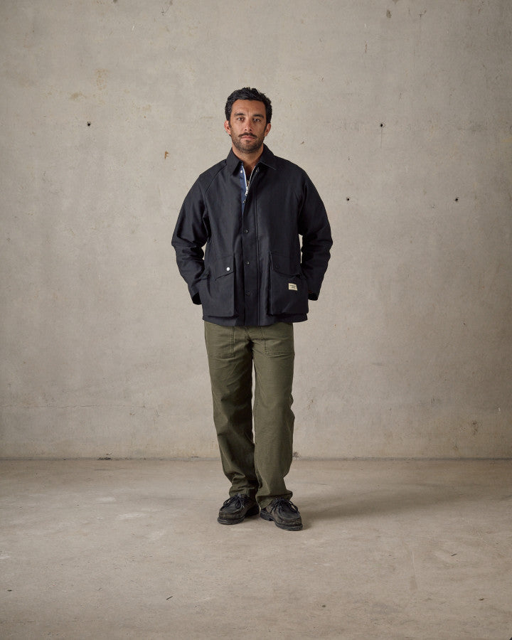 McTavish Moleskin Farmer Jacket Black