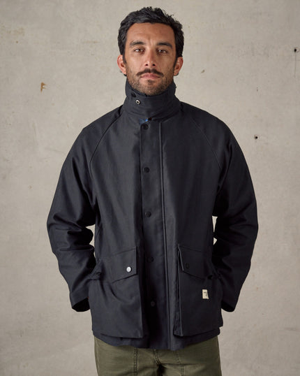 McTavish Moleskin Farmer Jacket Black