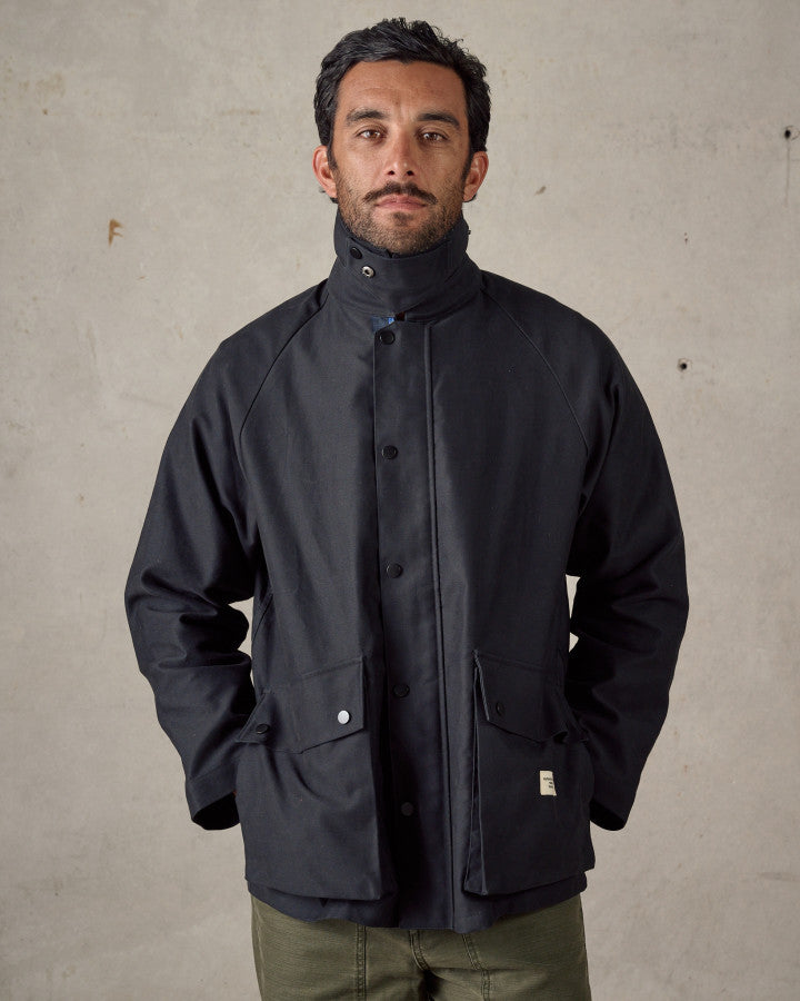 McTavish Moleskin Farmer Jacket Black