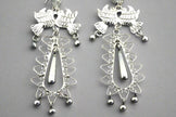Makers & Providers Flower & Birds Long Drop Earrings