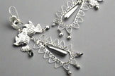 Makers & Providers Flower & Birds Long Drop Earrings