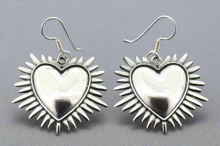 Makers & Providers Full Heart Earrings