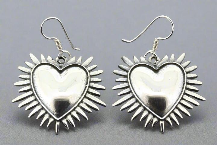 Makers & Providers Full Heart Earrings