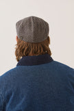 Brixton Hooligan Snap Cap Navy/Sand Houndstooth